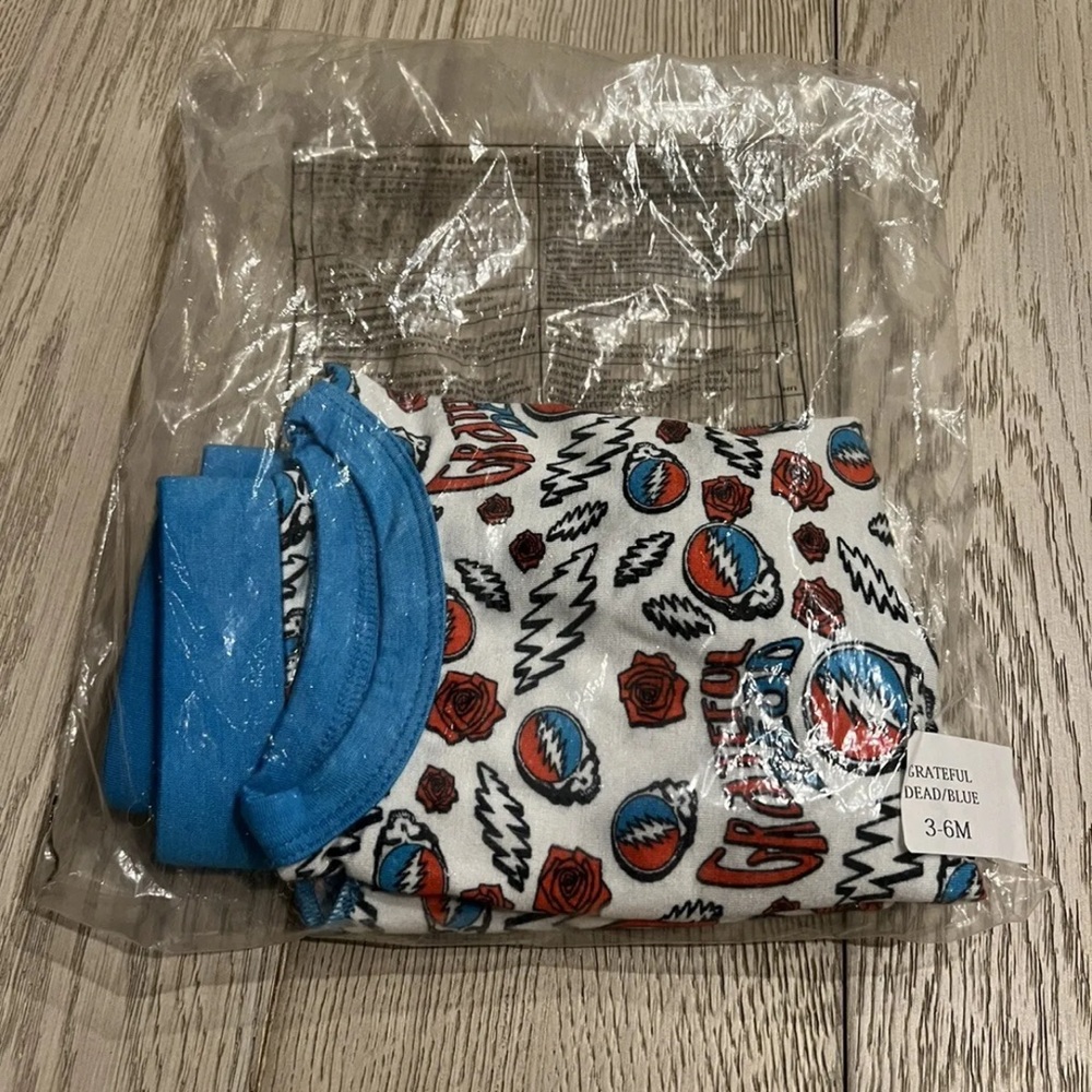 Never Before Worn Rowdy Sprout Grateful Dead Baby Boy Pajamas - over 50% off